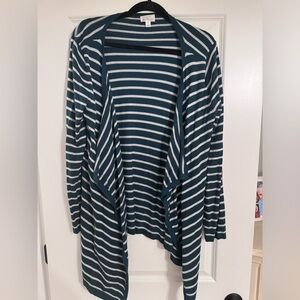 Stitch Fix Market and Spruce XL cardigan - striped green